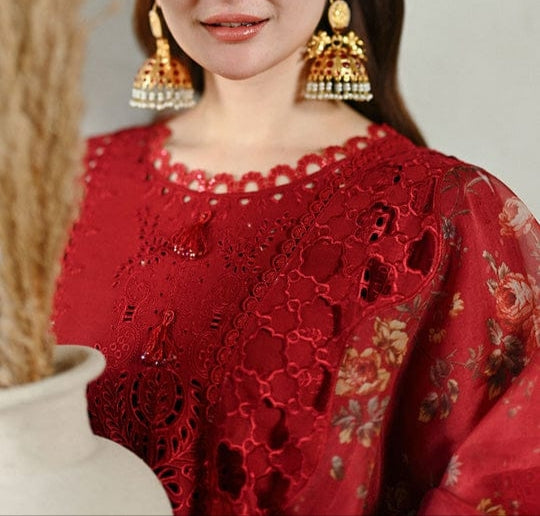 Embroidered Lawn 3-Piece