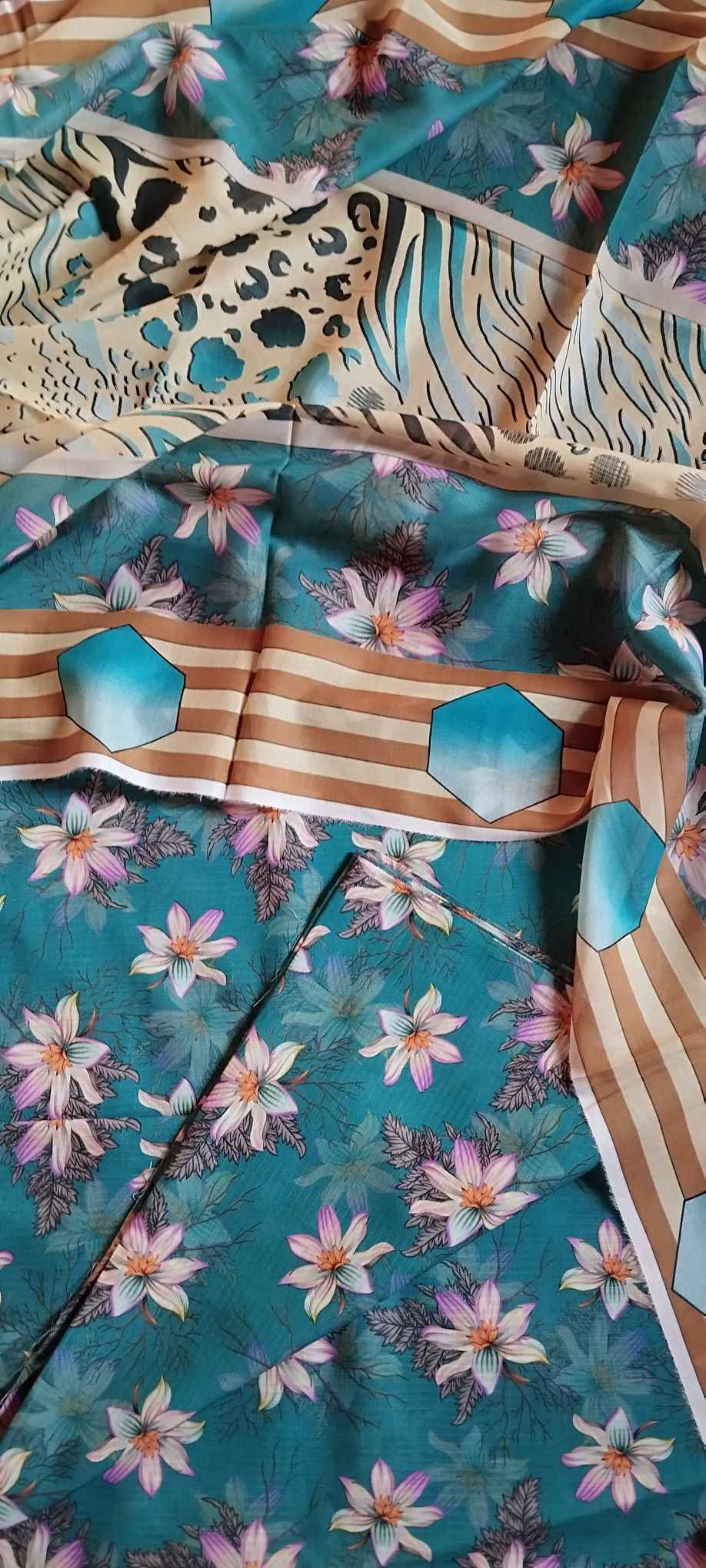 Allover Printed Lawn 3-Piece