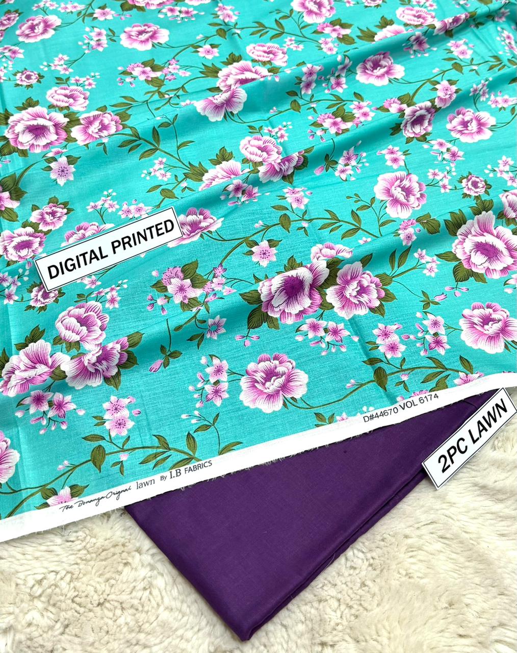 Digital Printed Lawn 2-Piece