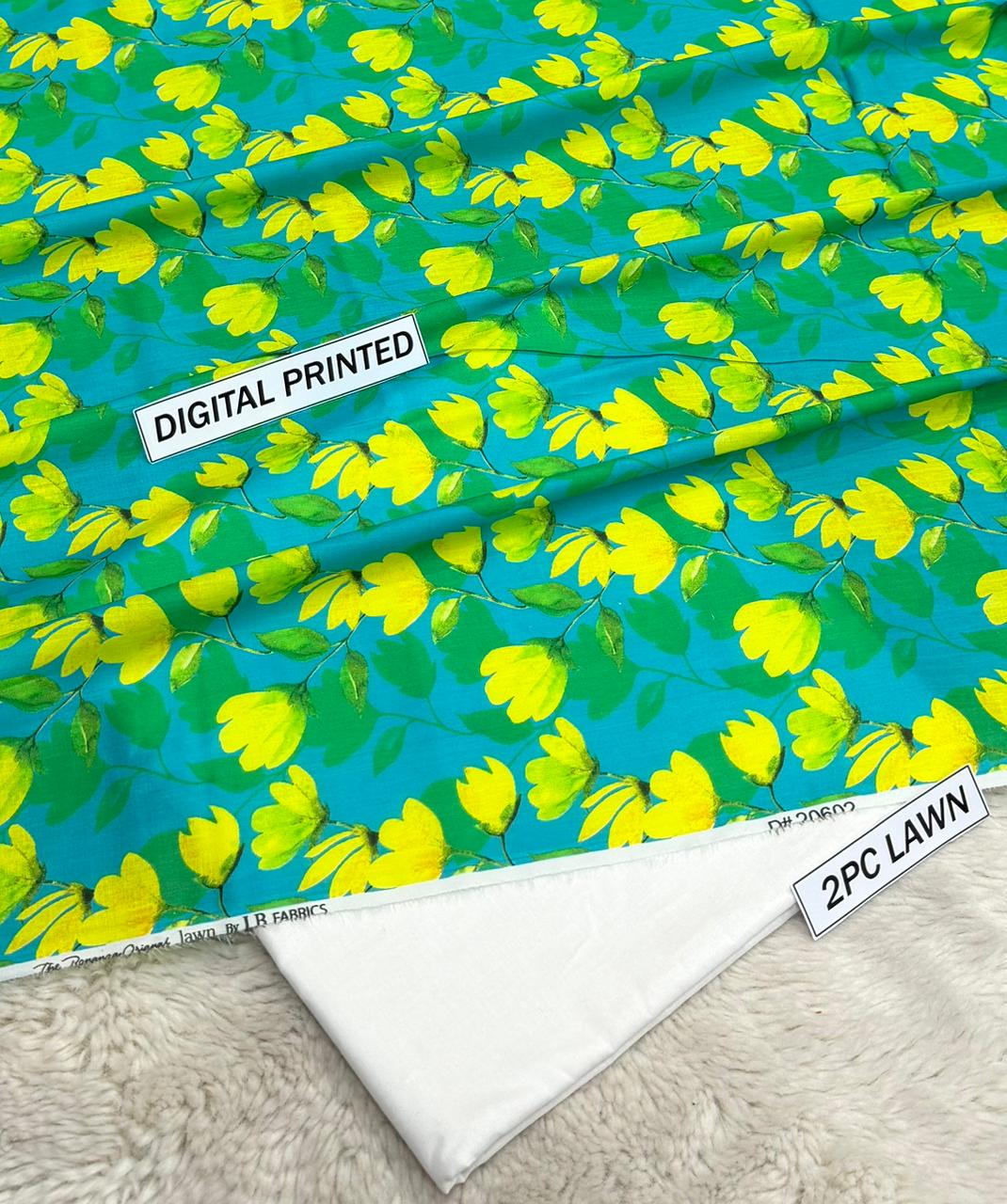 Digital Printed Lawn 2-Piece