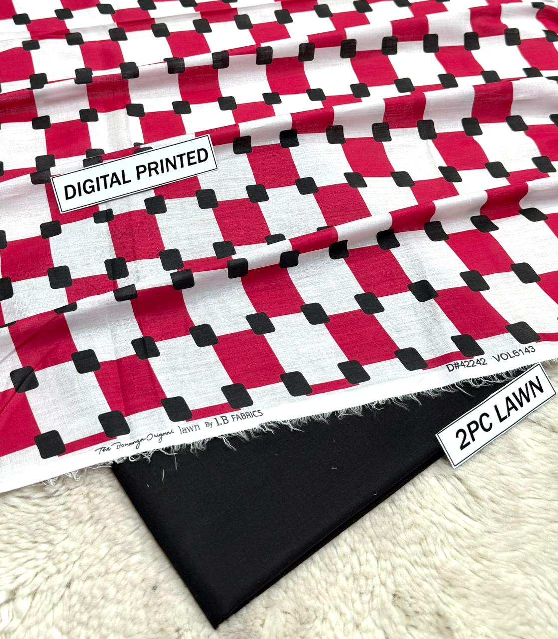 Digital Printed Lawn 2-Piece