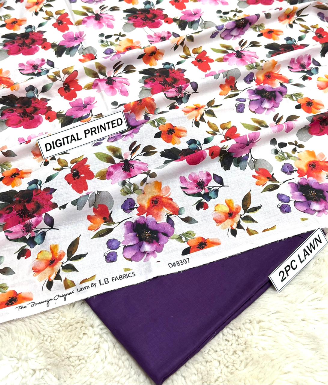 Digital Printed Lawn 2-Piece