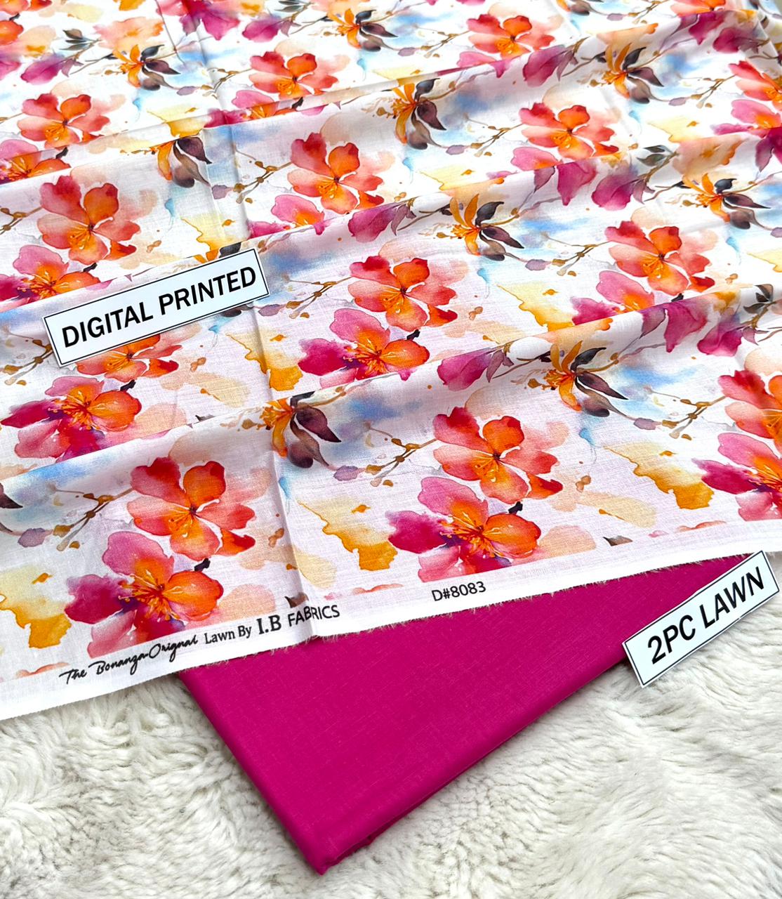 Digital Printed Lawn 2-Piece