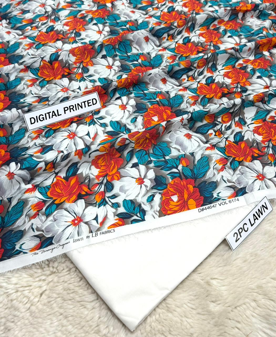 Digital Printed Lawn 2-Piece