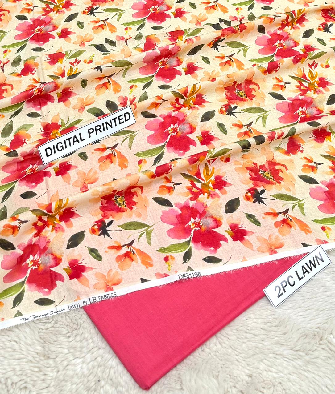 Digital Printed Lawn 2-Piece