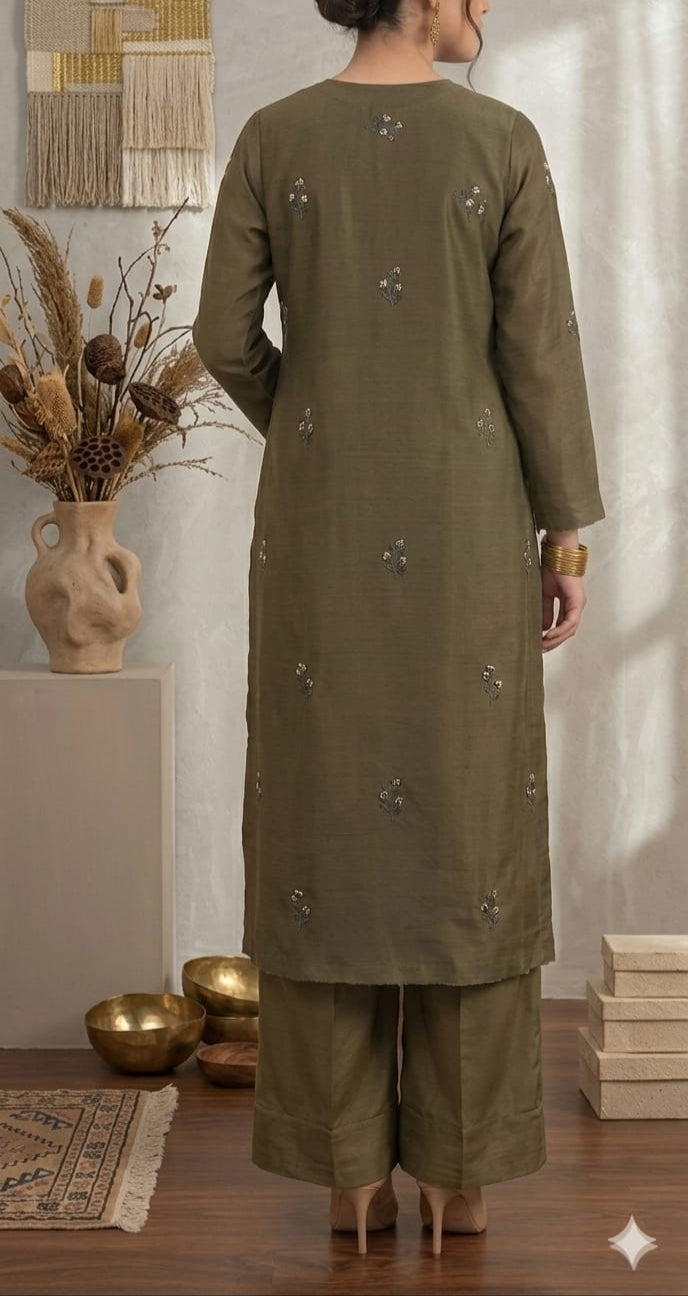 Embroidered Lawn 3-Piece