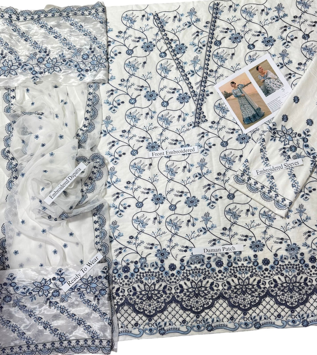 Embroidered Lawn 3-Piece