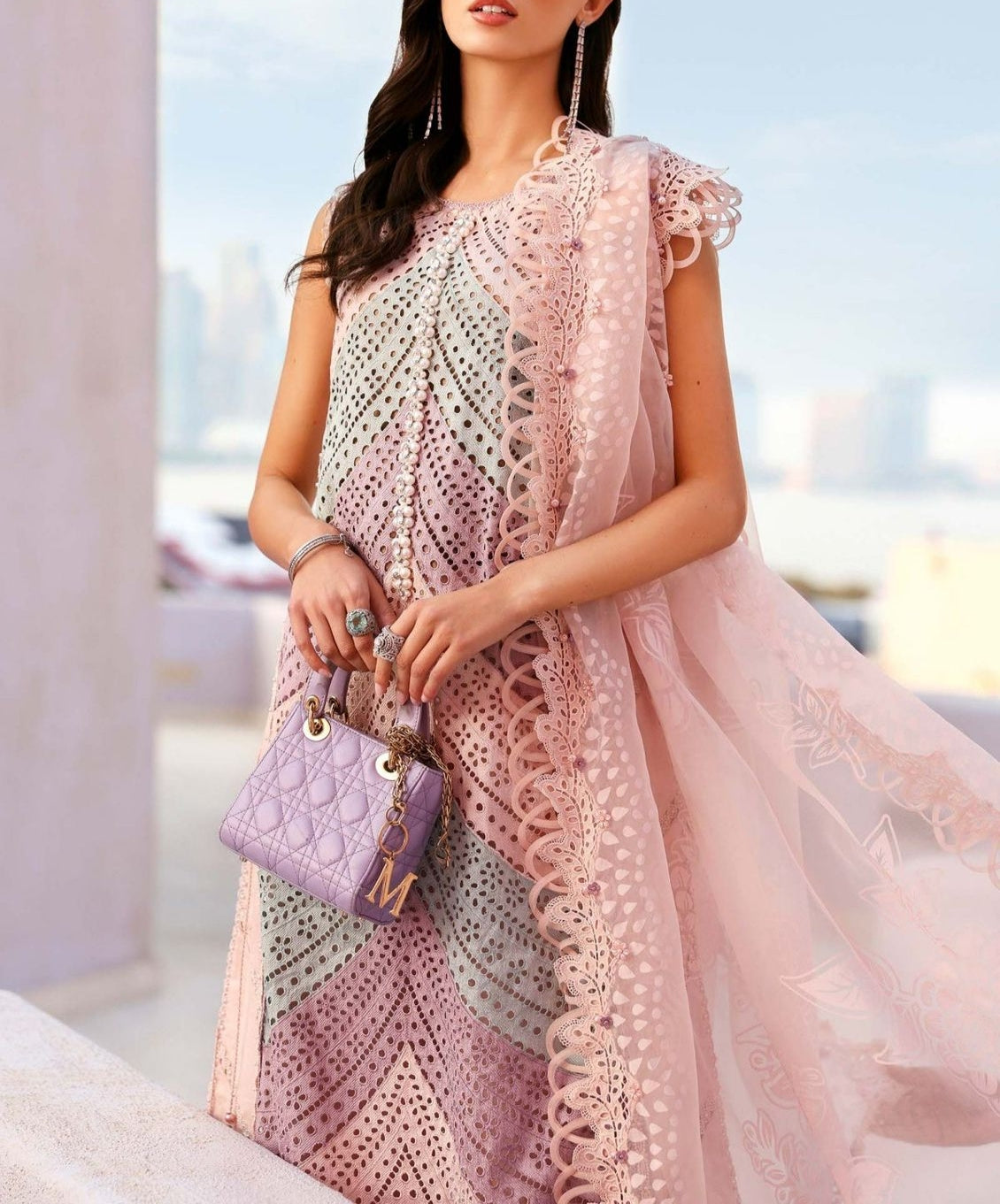 Embroidered Swiss Lawn 3-Piece