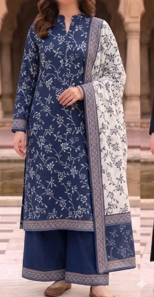 Digital Printed Lawn 3-Piece