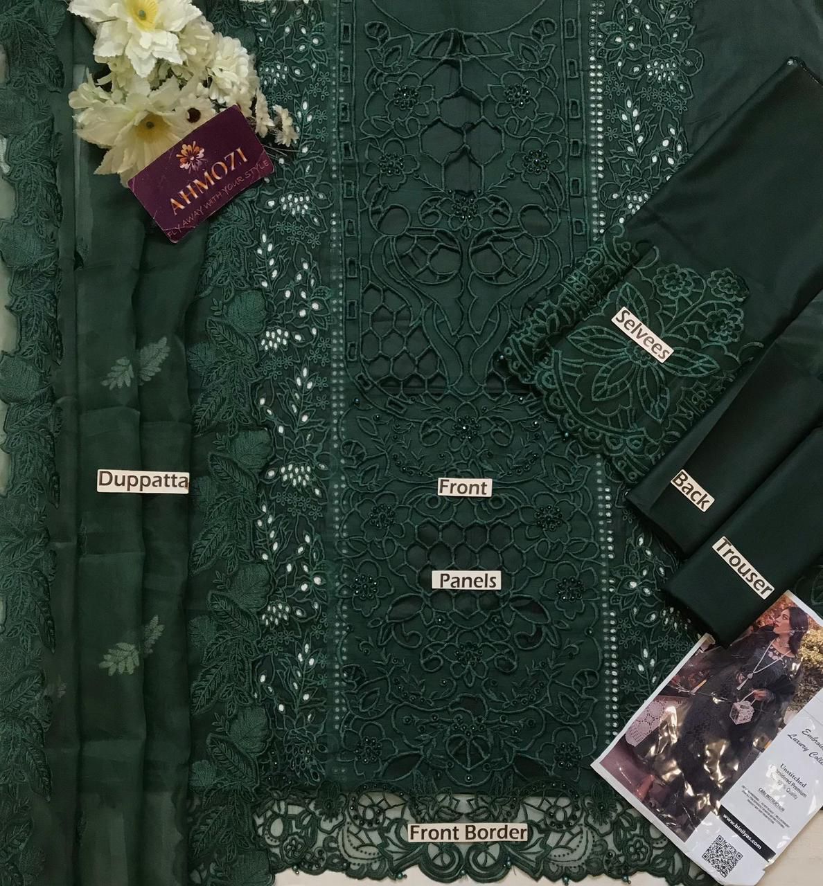 Embroidered Lawn 3-Piece