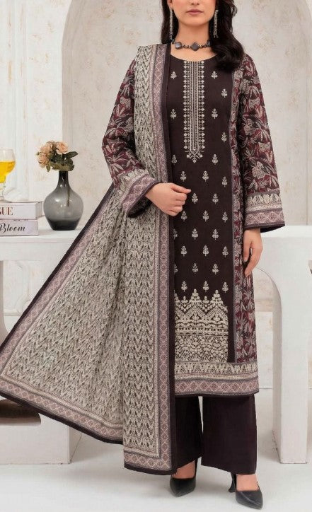 Embroidered Lawn 3-Piece
