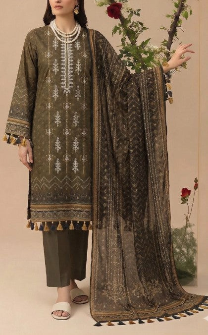 Embroidered Lawn 3-Piece