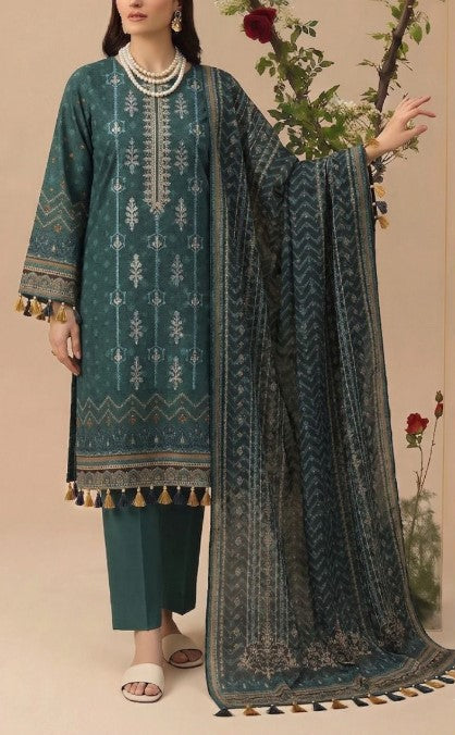 Embroidered Lawn 3-Piece