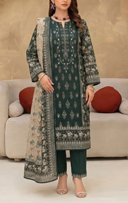 Embroidered Lawn 3-Piece