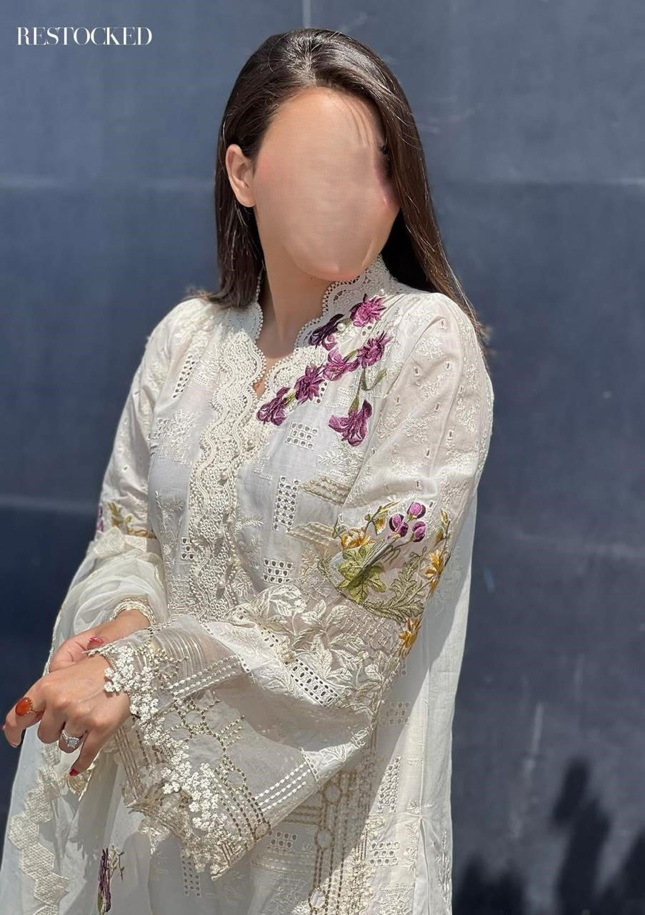Embroidered Lawn 3-Piece