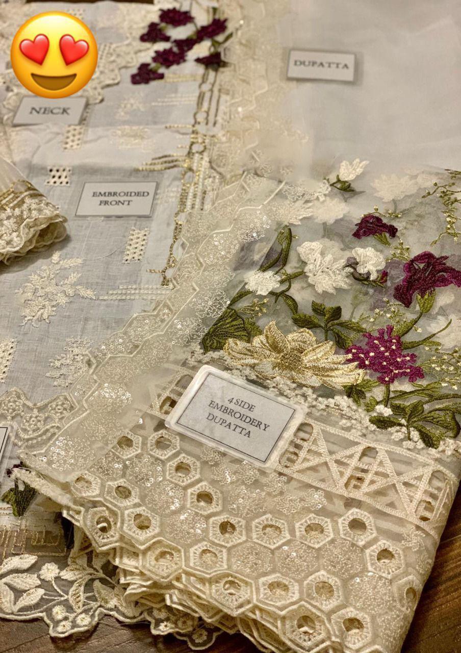 Embroidered Lawn 3-Piece