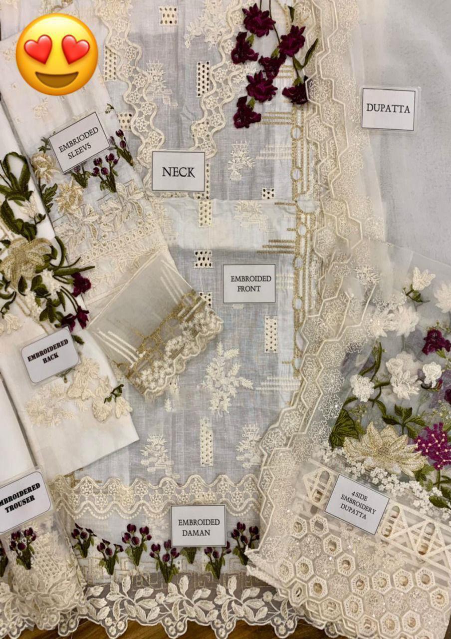 Embroidered Lawn 3-Piece