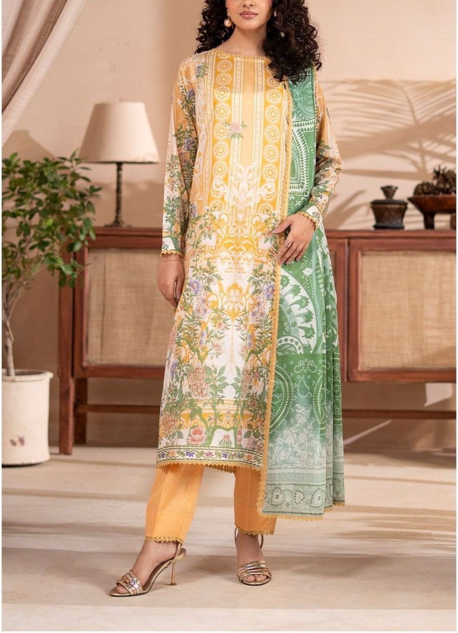 Digital Printed Lawn 3-Piece