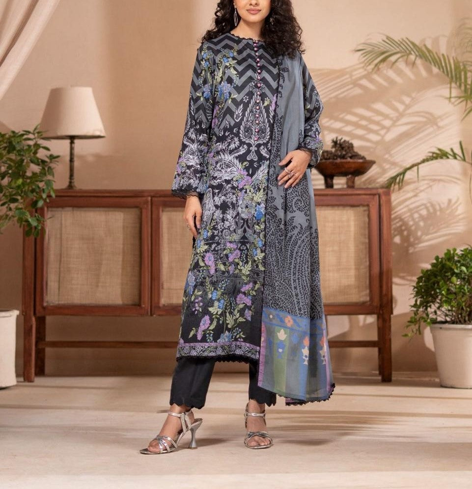Digital Printed Lawn 3-Piece