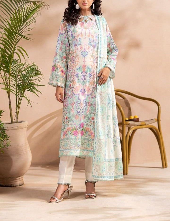 Digital Printed Lawn 3-Piece