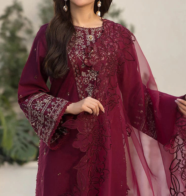 Embroidered Lawn 3-Piece