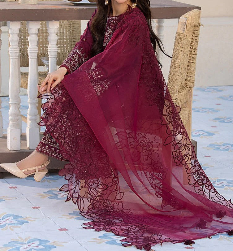 Embroidered Lawn 3-Piece