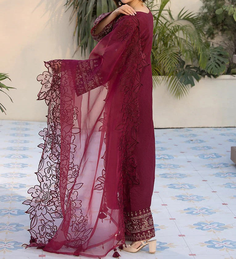 Embroidered Lawn 3-Piece