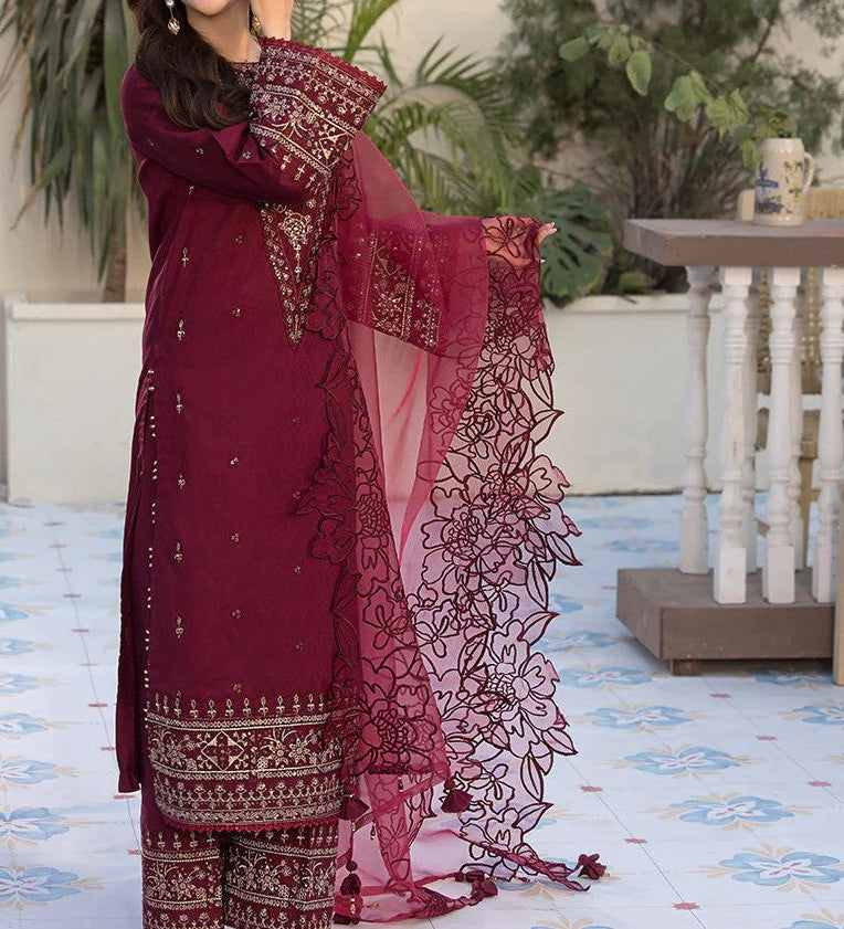 Embroidered Lawn 3-Piece