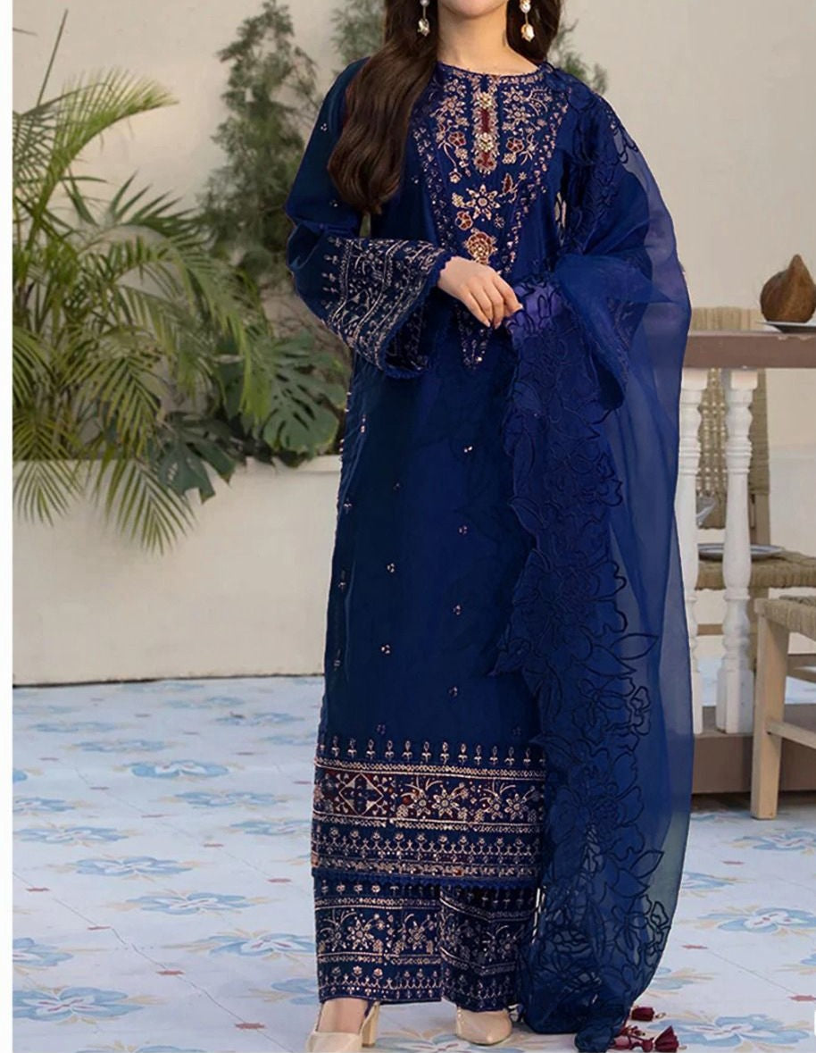 Embroidered Lawn 3-Piece