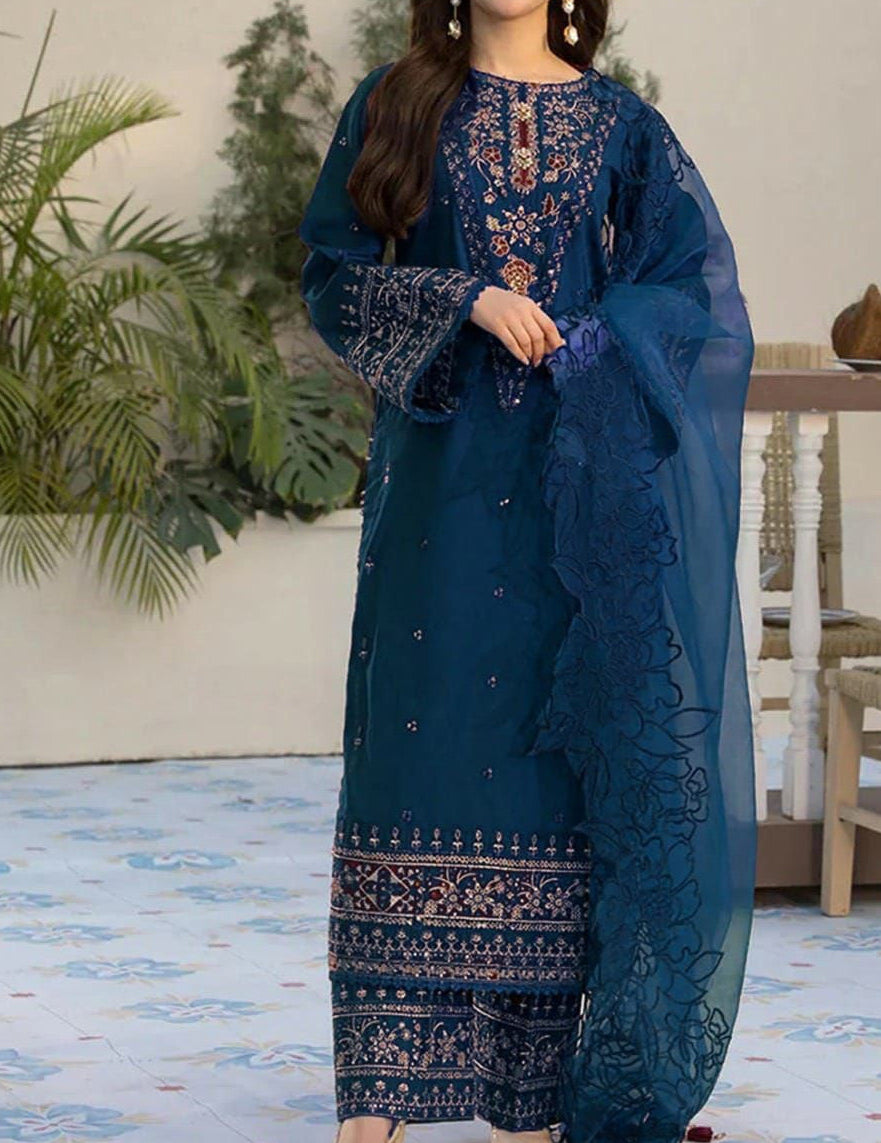 Embroidered Lawn 3-Piece