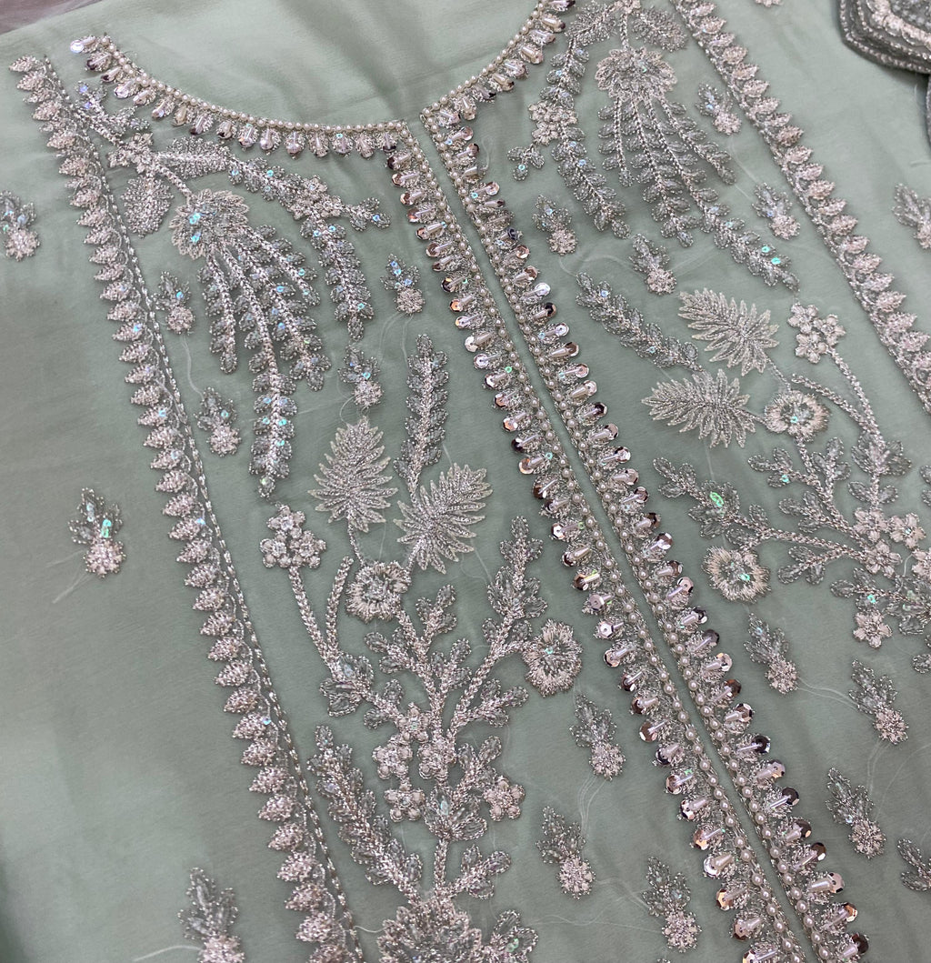 Embroidered Chiffon 3-Piece