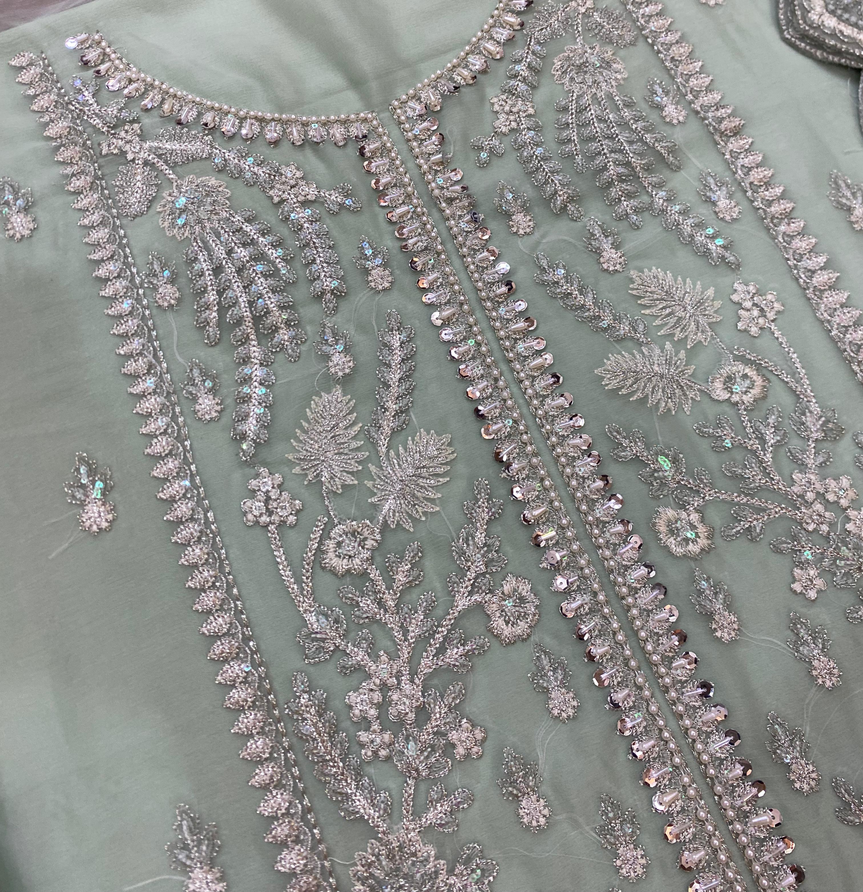 Embroidered Chiffon 3-Piece