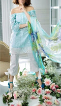 Embroidered Shifly Lawn 3-Piece