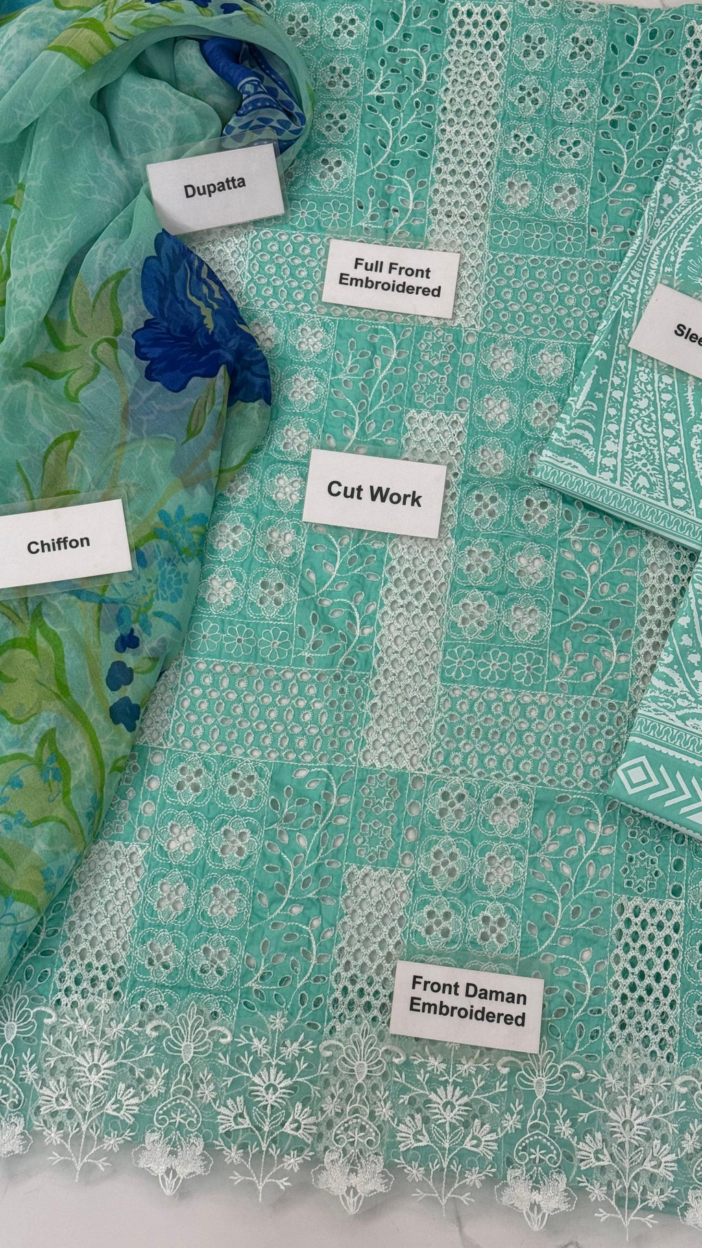 Embroidered Shifly Lawn 3-Piece