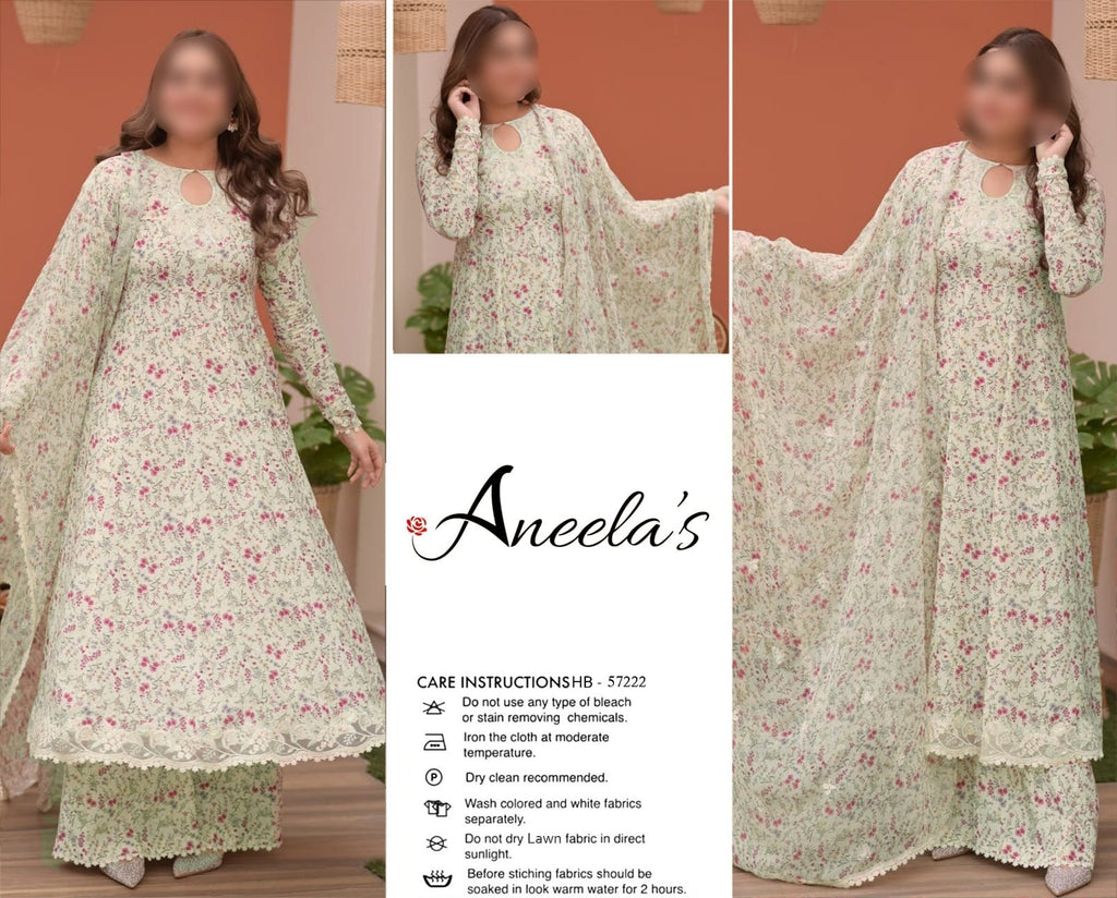 Digital Printed Lawn 3-Piece