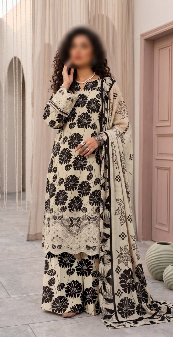 Digital Printed Lawn 3-Piece
